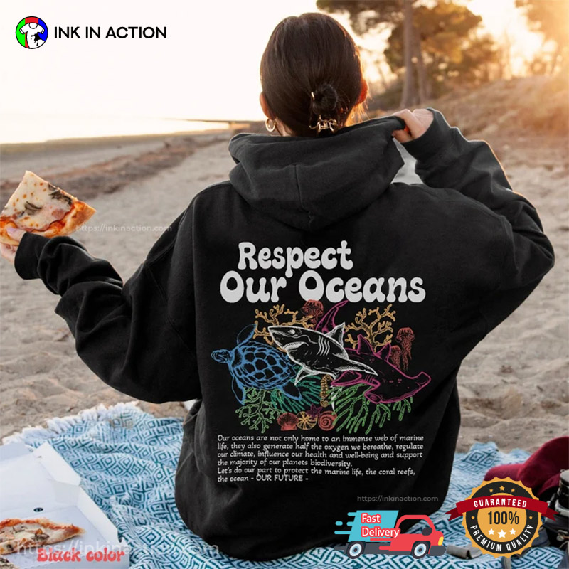 Respect Our Oceans Rescue Ocean Marine Animals T-shirt