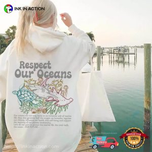 Respect Our Oceans Rescue Ocean Marine Animals T Shirt 3