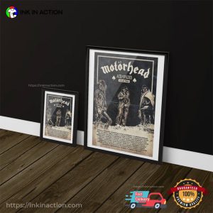 Retro Motorhead Ace of Spades Tour 90s Poster 2