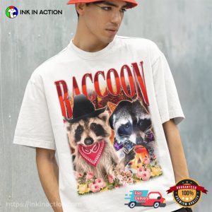 Retro Raccoon Shirt, Raccoon Lover Tee