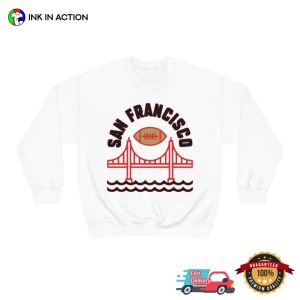 Retro San Francisco, forty niners football Game Day Shirt 2