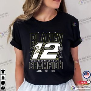 Ryan Blaney 12 Team Penske NASCAR Champion T-shirt