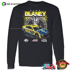 Ryan Blaney Team Penske NASCAR Cup Series Champion T Shirt 3