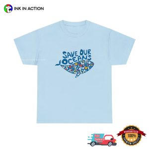 Save Our Oceans Whale, Proctect Marine Enviroment T Shirt 2