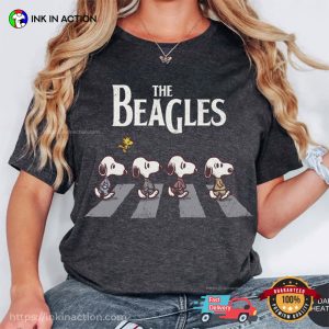 Snoopy The Beagles Abbey Road Inspired Shirt 2