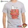 Snoopy Peanuts And Christmas Doghouse T-shirt
