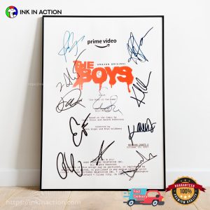 THE BOYS Netflix Signatures Wall Art