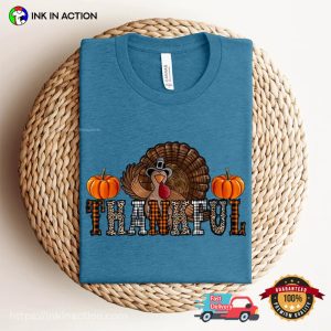 Thankful Thanksgiving funny turkey day shirts 3
