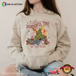 The Most Wonderful Time Of The Year, winnie the pooh christmas Shirt 1