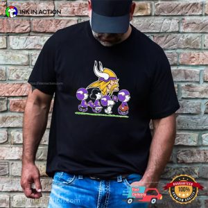 The Peanuts Snoopy And Friends Minnesota Vikings Shirt