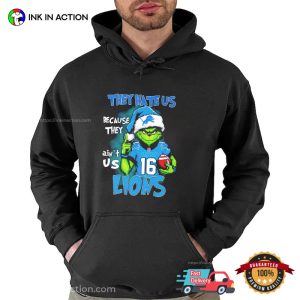 They Hate Us Because They Ain’t Us Detroit Lions Christmas Shirt 3