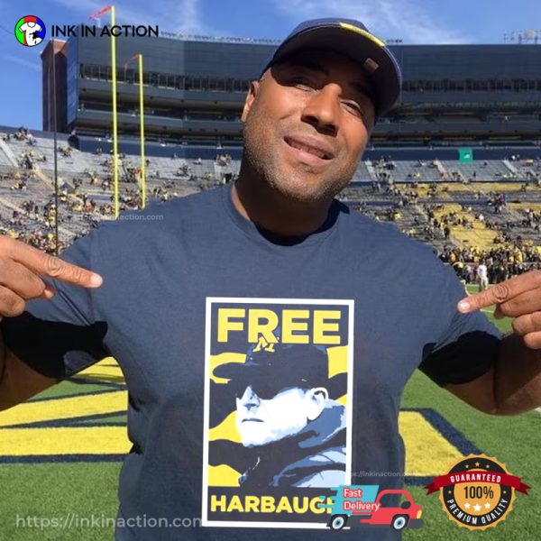 Trending Free Harbaugh Michigan, Michigan Vs The World Shirt