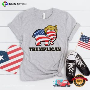 Trumplican Elephant USA Funny T Shirt 3