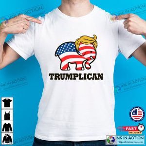 Trumplican Elephant USA Funny T-Shirt