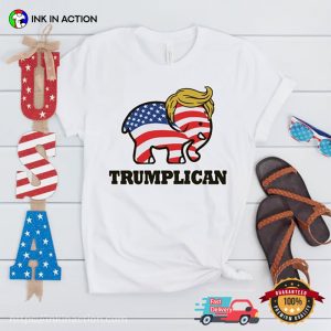 Trumplican Elephant USA Funny T Shirt 4