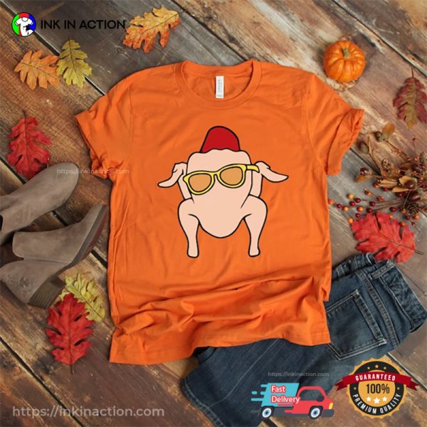 Turkey Funny Style Tee, Happy Friendsgiving 2023