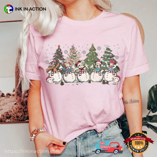 Vintage Disney Christmas Tree, Mickey And Friends Christmas Shirt