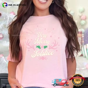 Very Merry Solstice Christmas winter festival Tee 2