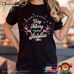 Very Merry Solstice Christmas Winter Festival Tee