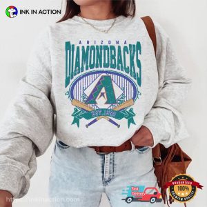 Vintage Arizona Diamondbacks EST 1998 Baseball T Shirt 3
