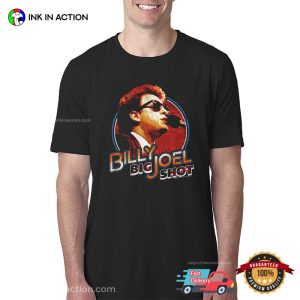 Vintage Musician 80's billy joel Big Shot T Shirt 1