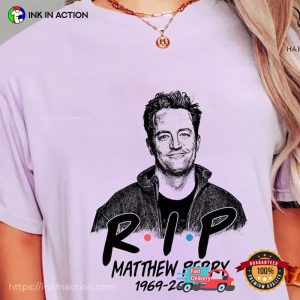 Vintage Rest In Peace Matthew Perry Shirt 3