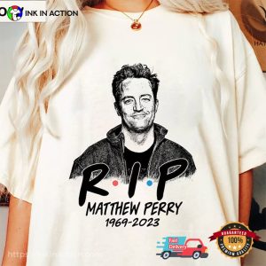 Vintage Rest In Peace Matthew Perry Shirt