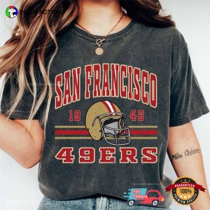 Vintage San Francisco 49er football Comfort Colors Shirt 2