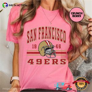 Vintage San Francisco 49er football Comfort Colors Shirt 4
