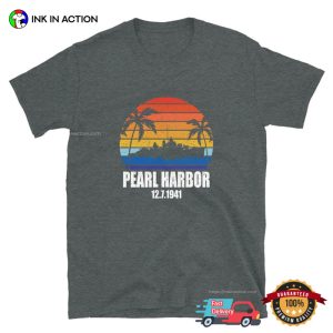 Vintage Tropical Style Pearl Harbor Unisex T Shirt 3