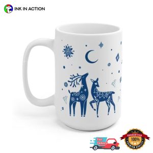 Winter Solstice Mystical Nordic Creatures Mug 2