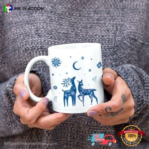 Winter Solstice Mystical Nordic Creatures Mug 3