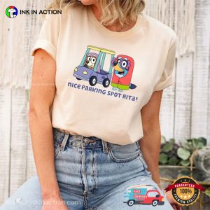 bingo and bluey Nice Parking Trending Cartoon T Shirt 5