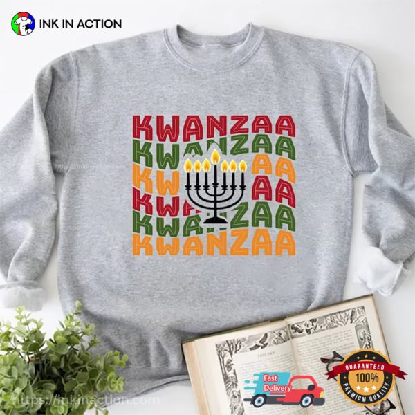 Candle Kwanzaa Holiday Festival Of Light African Culture Shirt