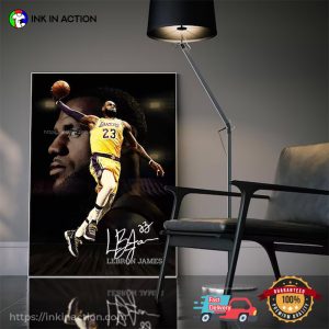 dunk lebron james 23 Basketball Poster 2]