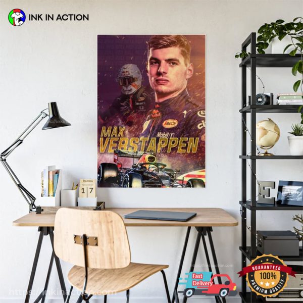 Formula One Max Verstappen Champion Wall Art