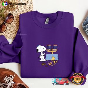 happy hanukkah 2023 Snoopy Holiday Unisex T Shirt 3