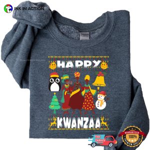 happy kwanzaa Africa Celebration Xmas T Shirt 1