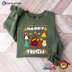 happy kwanzaa Africa Celebration Xmas T Shirt 3