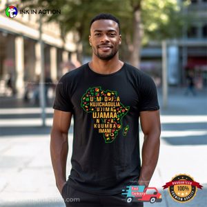 happy kwanzaa Seven Candles Africa Celebration T Shirt 4