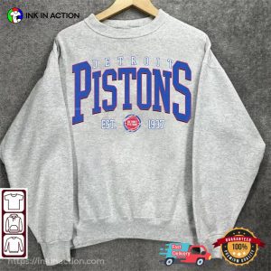 nba detroit pistons Est 1937 Vintage Basketball Tee 2