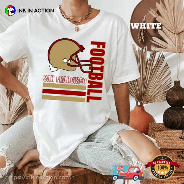 NFL San Francisco 49ers Vintage Style Football Shirt