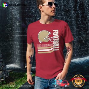 nfl san francisco 49ers Vintage Style Football Shirt