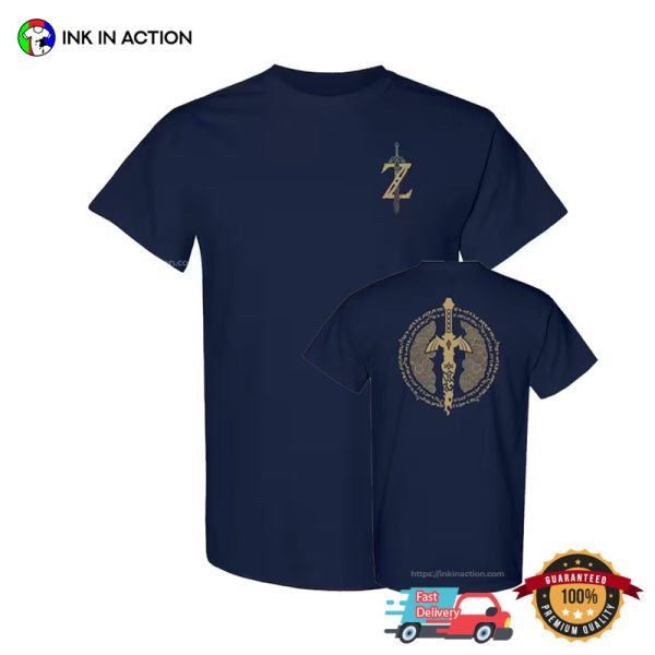 Original Zelda Logo NES 2 Sided T-shirt