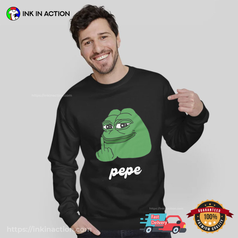 Pepe Crypto, Funny Pepe Meme Graphic Tee
