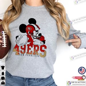 San Francisco 49ers Mickey Mouse Vintage T-shirt