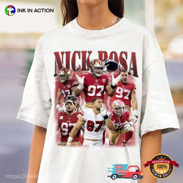San Francisco 49ers Nick Bosa Classic 90s Graphic Tee