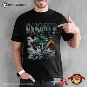 Sauce Gardner Jets Vintage 90s Style T-shirt