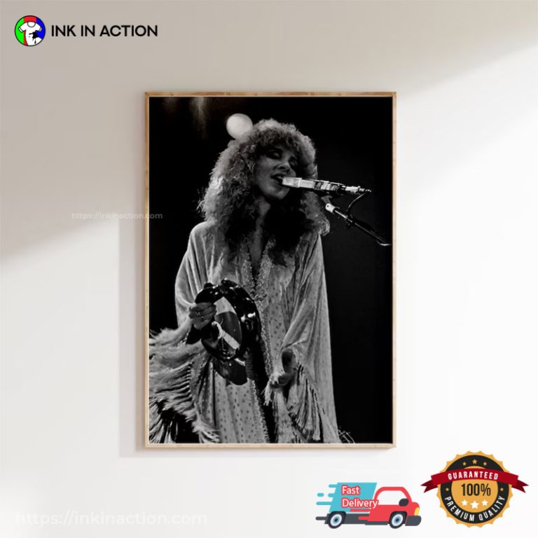 Stevie Nicks 80s - Fleetwood Mac Poster - Ink In Action