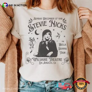 Stevie Nicks Fleetwood Mac The Bella Donna Tour Retro T-Shirt